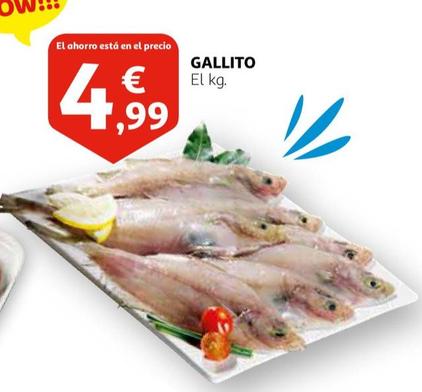 Oferta de Gallito por 4,99€ en Alcampo