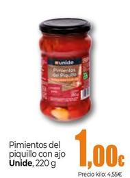 Oferta de Unide - Pimientos Del Piquillo Con Ajo por 1€ en Unide Supermercados