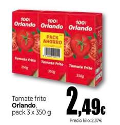 Oferta de Orlando - Tomate Frito por 2,49€ en Unide Supermercados