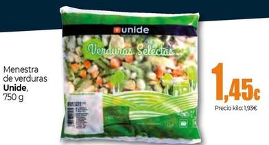 Oferta de Unide - Menestra De Verduras por 1,45€ en Unide Supermercados