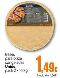 Oferta de Unide - Bases Para Pizza Congeladas por 1,49€ en Unide Supermercados