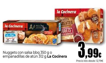 Oferta de La Cocinera - Nuggets Con Salsa Bbq O Empanadillas De Atun por 3,99€ en Unide Supermercados