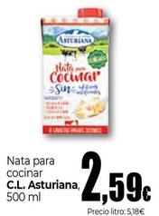 Oferta de Asturiana - Leche Desnatada C.L. por 2,59€ en Unide Supermercados