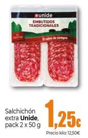 Oferta de Unide - Salchichón Extra por 1,25€ en Unide Supermercados