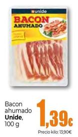 Oferta de Unide - Bacon Ahumado por 1,39€ en Unide Supermercados