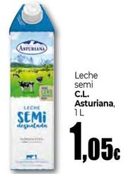 Oferta de Asturiana - Leche Semi C.L. por 1,05€ en Unide Supermercados
