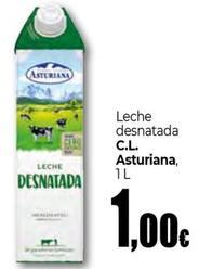 Oferta de Asturiana - Leche Desnatada C.L. por 1€ en Unide Supermercados