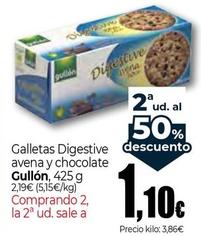 Oferta de Gullón - Galletas Digestive Avena Y Chocolate por 1,1€ en Unide Supermercados