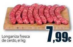 Oferta de Longaniza Fresca De Cerdo por 7,99€ en Unide Supermercados