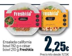 Oferta de Freshkia - Ensalada California Bowl por 2,25€ en Unide Supermercados
