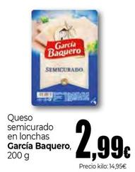 Oferta de García Baquero - Queso Semicurado En Lonchas por 2,99€ en Unide Market