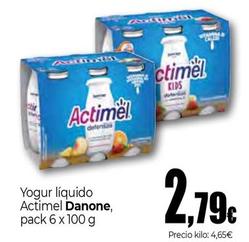 Oferta de Danone - Yogur Liquido Actimel por 2,79€ en Unide Market