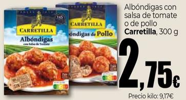 Oferta de Carretilla - Albóndigas Con Salsa De Tomate O De Pollo por 2,75€ en Unide Supermercados