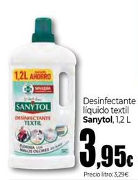 Oferta de Sanytol - Desinfectante Líquido Textil por 3,95€ en Unide Supermercados