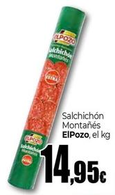 Oferta de Elpozo - Salchichon Montanes por 14,95€ en Unide Supermercados
