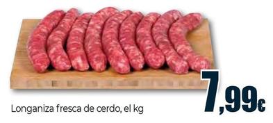 Oferta de Longaniza Fresca De Cerdo por 7,99€ en Unide Market