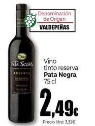 Oferta de Pata Negra - Vino Tinto Reserva por 2,49€ en Unide Market