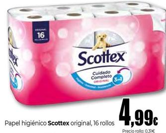 Oferta de Scottex - Papel Higiénico Original por 4,99€ en Unide Market