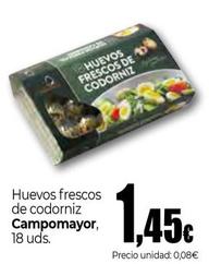 Oferta de Campomayor - Huevos Frescos De Codorniz por 1,45€ en Unide Market
