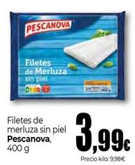Oferta de Pescanova - Filetes De Merluza Sin Piel por 3,99€ en Unide Market