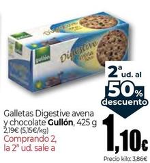 Oferta de Gullón - Galletas Digestive Avena Y Chocolate por 1,1€ en Unide Market
