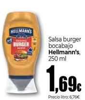 Oferta de Hellmann's - Salsa Burger Bocabajo por 1,69€ en Unide Market