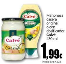 Oferta de Calvé - Mahonesa Casera Original O Con Dosificador por 1,99€ en Unide Market