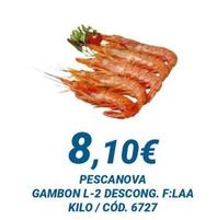 Oferta de Gambones por 8,1€ en Dialsur Cash & Carry