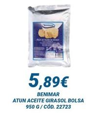 Oferta de Atún en aceite de girasol por 5,89€ en Dialsur Cash & Carry