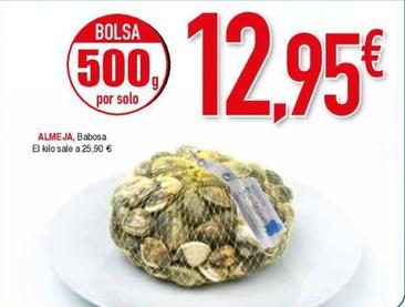 Oferta de Almejas por 12,95€ en Masymas