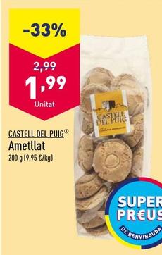 Oferta de Castell Del Puig - Ametllat por 1,99€ en ALDI