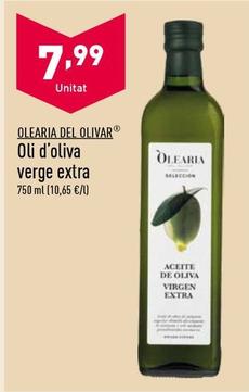 Oferta de LEARIA DEL OLIVAR - Oli D'Oliva Verge Extra por 7,99€ en ALDI