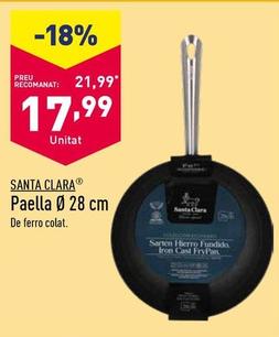 Oferta de Santa Clara - Paella Ø 28 Cm por 17,99€ en ALDI