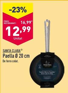 Oferta de Santa Clara - Paella Ø 20 Cm por 12,99€ en ALDI