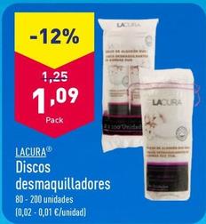 Oferta de Lacura - Discos Desmaquillantes por 1,09€ en ALDI