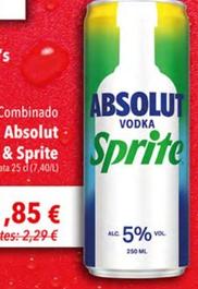 Oferta de Vodka por 3,5€ en SPAR
