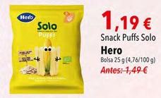 Oferta de Snacks por 1,19€ en SPAR