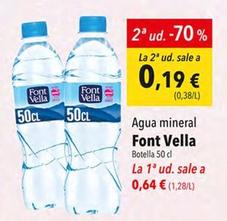 Oferta de Agua por 0,64€ en SPAR