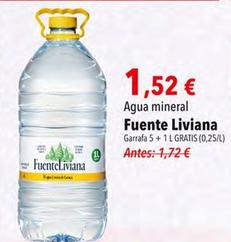 Oferta de Agua por 1,52€ en SPAR