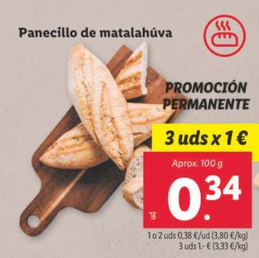 Oferta de Panecillo De Matalahuva  por 0,34€ en Lidl