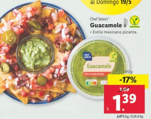 Oferta de Chef Select - Guacamole por 1,39€ en Lidl