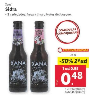 Oferta de Xana - Sidra por 0,95€ en Lidl