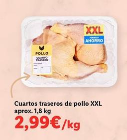 Oferta de Cuartos Traseros De Pollo XXL por 2,99€ en Lidl