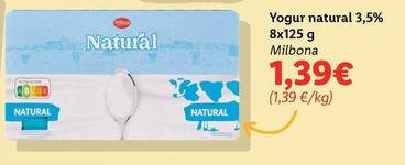 Oferta de Yogur Natural 3.5%  por 1,39€ en Lidl