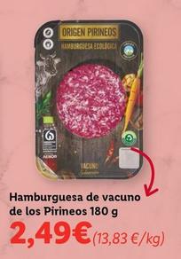 Oferta de Hamburguesa De Vacuno De Los Pirineos por 2,49€ en Lidl