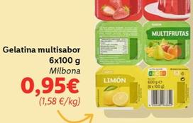 Oferta de Milbona - Gelatina Multisabor por 0,95€ en Lidl