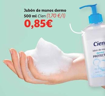 Oferta de Cien - Jabon De Manos Dermo por 0,85€ en Lidl