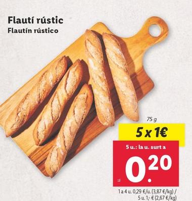 Oferta de Flautín Rústico por 0,2€ en Lidl