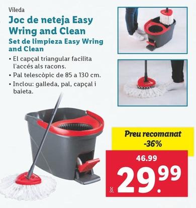 Oferta de Vileda - Set De Limpieza Easy Wring And Clean por 31,99€ en Lidl