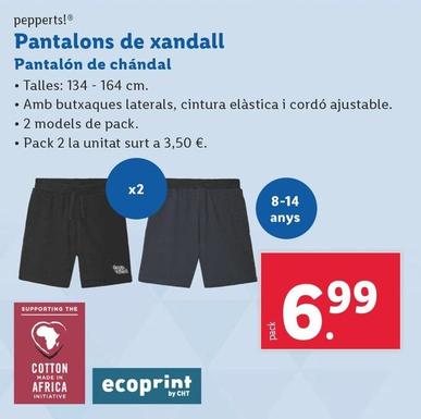 Oferta de Pepperts - Pantalón De Chándal por 7,79€ en Lidl